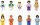 Klemmbaustein-Set Minifiguren 20 St&uuml;ck