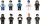 Klemmbaustein-Set Minifiguren 20 St&uuml;ck