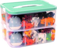 Klemmbaustein-Set Junior Zubeh&ouml;r Figuren Tiere und