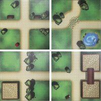 Klemmbaustein-Set Bauplatten 32x32 Noppen 4 St&uuml;ck