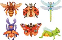 Magnetpuzzle Insekten 6er Set