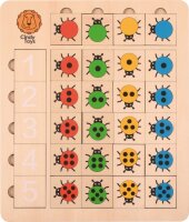 Marienk&auml;fer Zahlenpuzzle