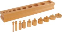 Montessori Block mit Zylindern Set 3
