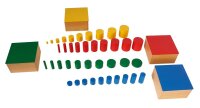 Montessori Farbige Zylinder