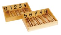 Montessori Spindelk&auml;sten 0-9