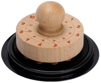 Holzstempel Uhr mit Kissen