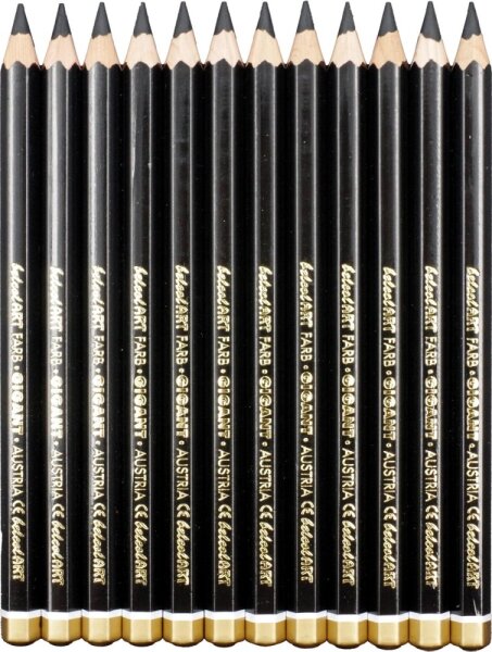 belcolART Farb Gigant 12 Stifte schwarz