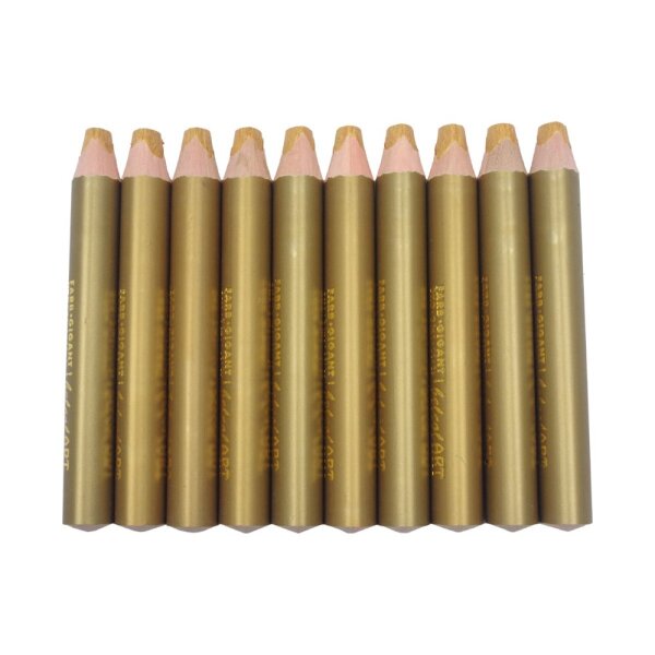 belcolART Farb Gigant 3in1 Buntstift 10 St&uuml;ck gold