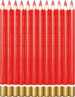 belcolART Farb Gigant Trigon 12 Stifte hellrot