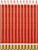 belcolART Farb Gigant Trigon 12 Stifte rotbraun
