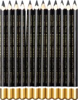 belcolART Farb Gigant Trigon 12 Stifte schwarz