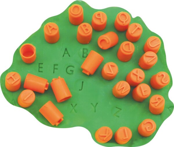 Fingerstempel ABC Gro&szlig;buchstaben