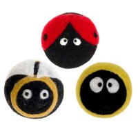 Filzb&auml;lle K&auml;ferchen, 3er Set