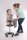 Rollhocker Maxi mit Beckenstuetze Frau / Kind