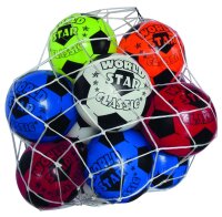 Gummib&auml;lle, 10er Set + Ballnetz GRATIS