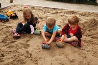 Motivroller im Sand