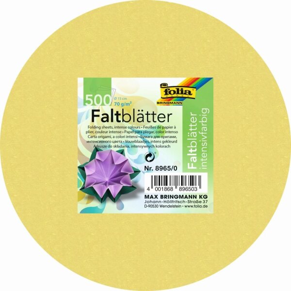 Faltbl&auml;tter &Oslash; 15 cm, 500er