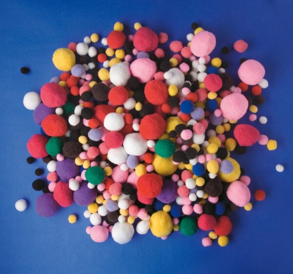 Bastelpompons, 200er Set