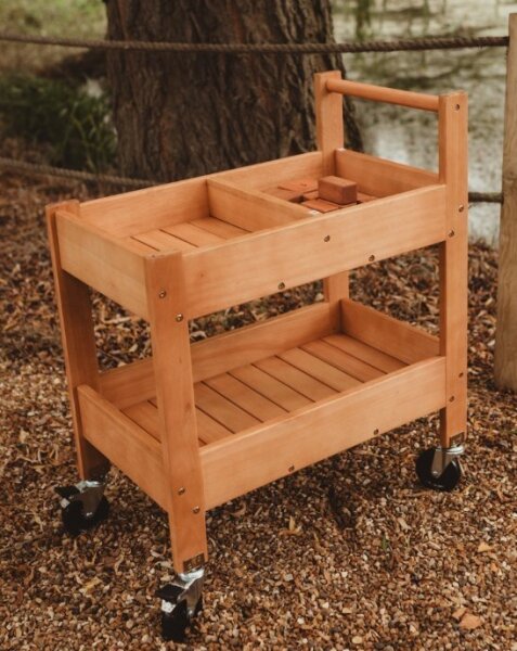 Outdoor Materialwagen mit Schiebegriff
