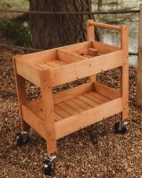 Outdoor Materialwagen mit Schiebegriff