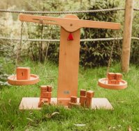 Outdoor Holzwaage