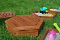 Outdoor Holzwaben mit Deckel