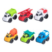 6 Fahrzeuge Biokunststoff