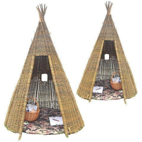 Weiden Tipi Outdoor, 2er Set