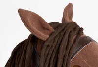 Steckenpferd braun Detail Ohren