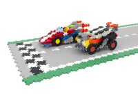 Plus-Plus Bausteine Autos und Stra&szlig;e