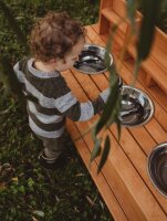 Outdoor Matschk&uuml;che mit Kind