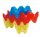 Eierbecher Blocks transparent 45 Teile