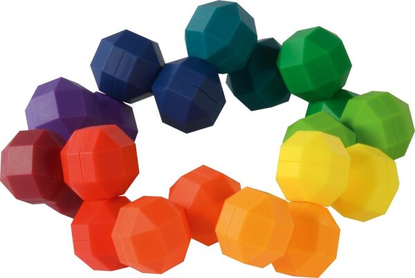 Regenbogen Knobelball