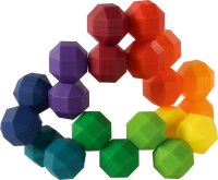 Regenbogen Knobelball