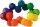 Regenbogen Knobelball