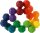 Regenbogen Knobelball
