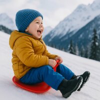 Schneerutscher Maxi rot