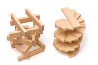 Stapelleisten Buche 78er Set