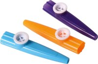 Kazoo hellblau, orange, lila