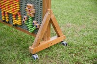 STEM Wandtafel f&uuml;r den Au&szlig;enbereich freistehend