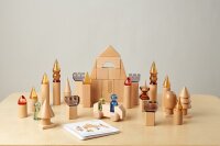 Build-My-Castle 119 Teile Transparent Acryl Holz