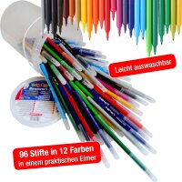 Primo Fasermaler, d&uuml;nn, 96er Set