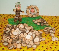 Bastelset Astscheiben, 2 kg