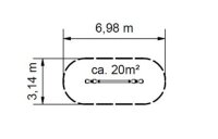 Holzwippe Robinie, 2 Sitze