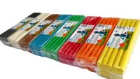 8er Knete Set - 8 Farben &agrave; 1 kg