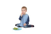 Babyl&auml;tzchen XXL - uni gr&uuml;n/gelb/blau