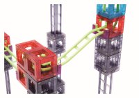 Qvolution Kugelbahn 25tlg.+Weichen+Trichter