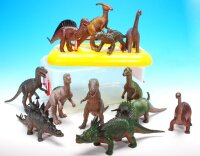 Dinosaurier 12er Set mit Box