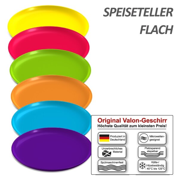 Speiseteller Valon flach
