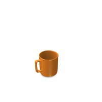 Henkelbecher orange